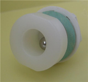 Pivot (ensemble nylon joint bille écrou nylon) central pour extracteur lega