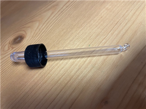 Compte-goutte en verre pour flacon brun - Sachet de 10