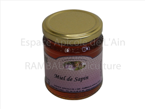 Miel de sapin en pot verre de 250 gr