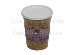 Pollen Sec de France en pot plastique de 250 gr