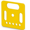 Porte d'entrée pour Miniplus en polystyrène - Jaune