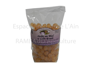 Perles au miel et à la gelée royale - sachet de 250 gr