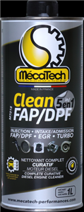 Clean FAP  MECATECH - Nettoyant Régénarateur Diesel - 1 Litre