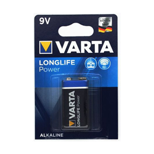 Pile Alcaline VARTA longlife power  6LR61 9V