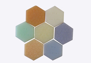 Savon hexagonal au miel / Lait - 25 gr