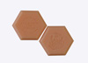 Savon hexagonal miel de thym / cire d'abeille parfum cannelle orange 100 gr