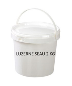 Luzerne granulés - Conditionnement  seau de 2 Kg