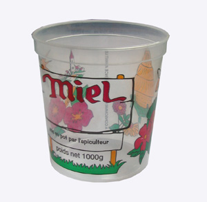 Pot Nicot 4 Couleurs "Miel récolté en France" kg - Le carton de 300 pots