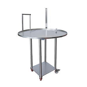 Table rotative Ø 100 cm, en acier inoxydable automatique