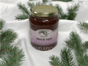 Miel de sapin en pot verre de 1 Kg
