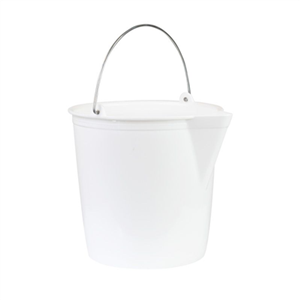 Seau verseur plastique blanc 13 L