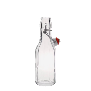 Bouteille 250 ml avec bouchon mécanique pour limonade ou sirop - Pack de 10