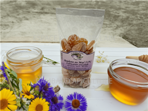 Bonbons au miel (33 %) de fabrication artisanale - sachet de 250 gr