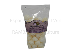 Boules fourrées au miel de lavande - sachet de 250 gr