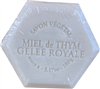 Savon hexagonal miel de thym /gelée royal parfum monoï 100 gr