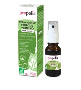 Spray buccal Propolis verte  BIO sans alcool 20 ml