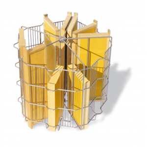 Cage universelle pour extracteur radiaire  - inox