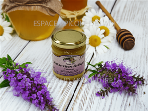 Miel de Fleurs du Bugey Crémeux  en pot verre de 250 gr