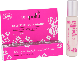 Roll - On contour des Yeux, gelée royale, marron d'inde