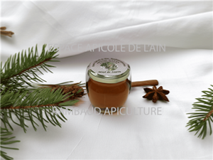 Miel de sapin en pot verre de 125 gr
