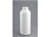 Flacon plastique cylindrique 1 Litre "Phyto" blanc + Bouchon blanc inviolable