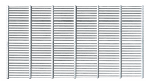 Grille à reine métallique sans cadre bois pour ruchette 6 C Hivernage