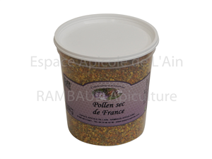 Pollen Sec de France en pot plastique de 500 gr