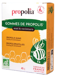 Gommes de Propolis, Miel & Ravintsara Bio 45g