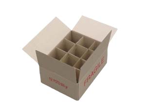 Intercalaire pour carton 12 pots verre de 500 gr T082