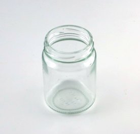Pot verre 106 ml TO48 standard droit - le pack de 50