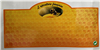 Etiquette personnalisable Alvéoles Jaune Apiculture  120 x 50- Les 100