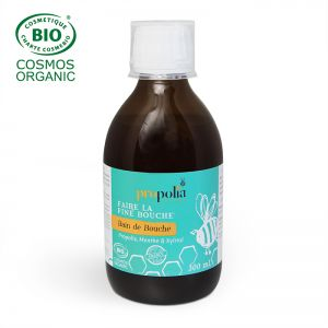 Bain de bouche Bio Propolis, menthe et Sylitol - Flacon de 300 ml