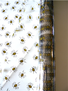 Papier cello abeilles 70 cm - rouleau de 50 m