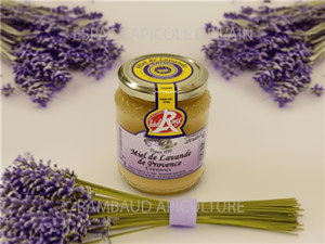 Miel de Lavande Provence Crémeux en pot verre de 500 gr